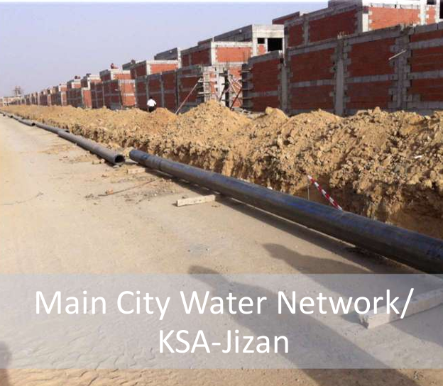 Main City Water Network/  KSA-Jizan