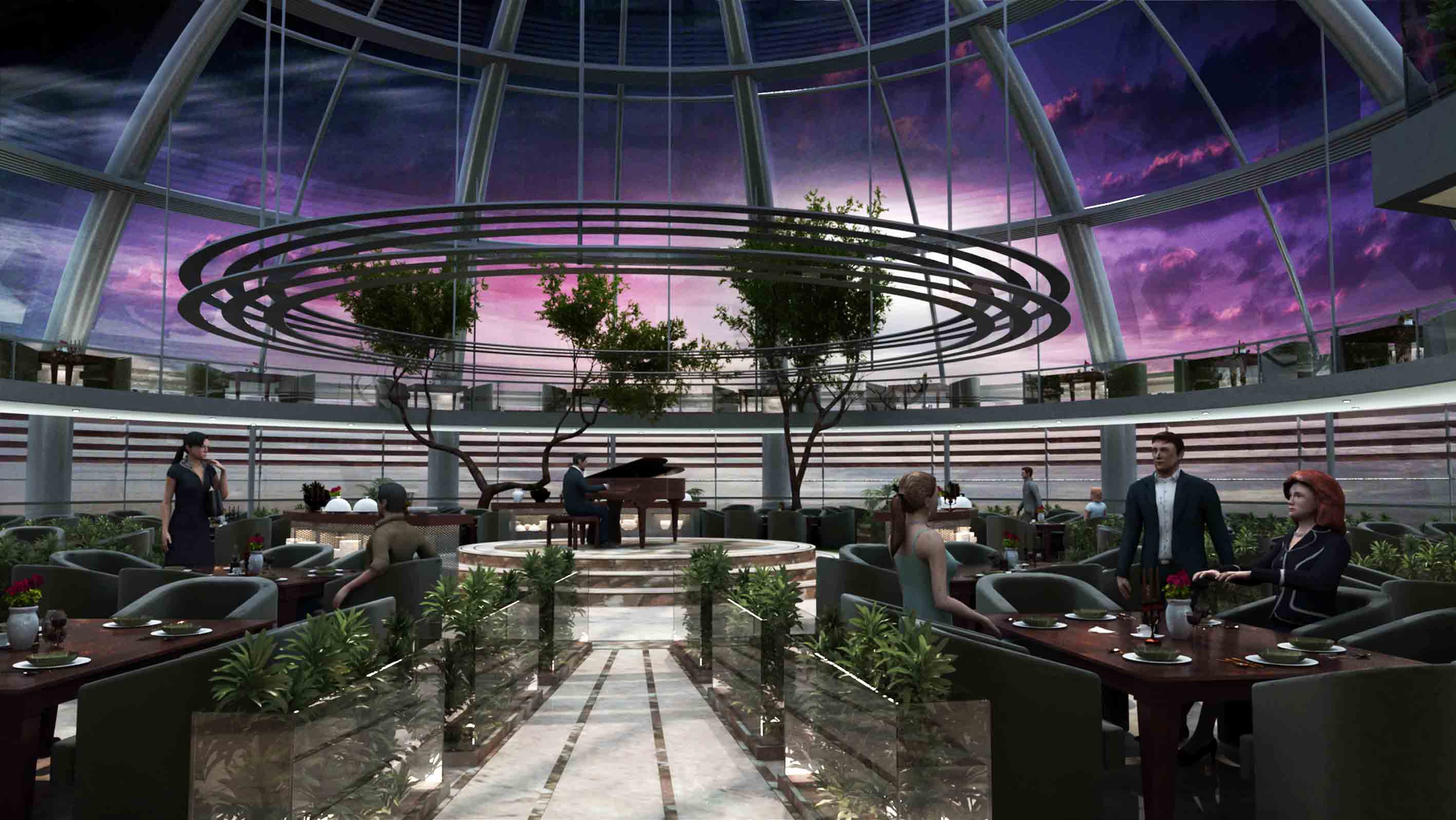 Recreational area and spa- Ivory cost